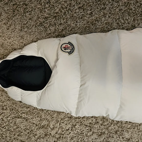 Moncler White Puffer Vest